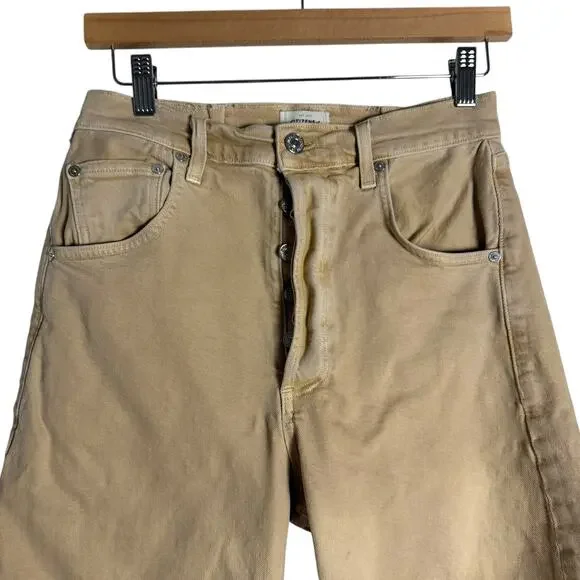 Citizens Of Humanity Tan Straight Leg Jeans - Picture 6 of 16